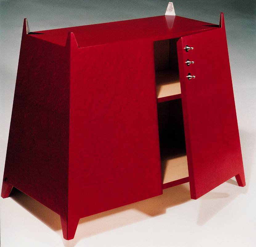Red Little Cabinet