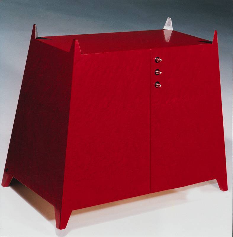 Red Small Cabinet